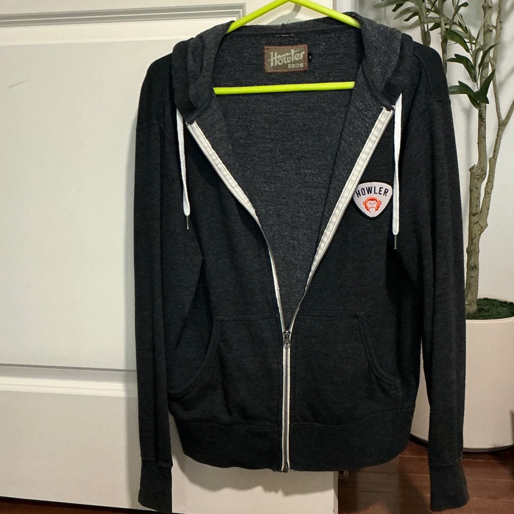 Howler Brothers Women’s Charcoal Zip-Up Hoodie